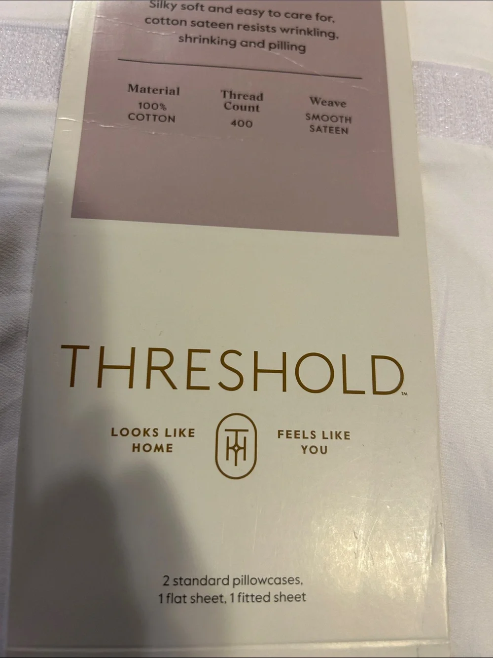Threshold White Performance Sheet Set - Queen